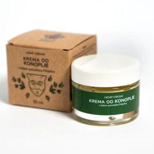 Hemp cream with herbs